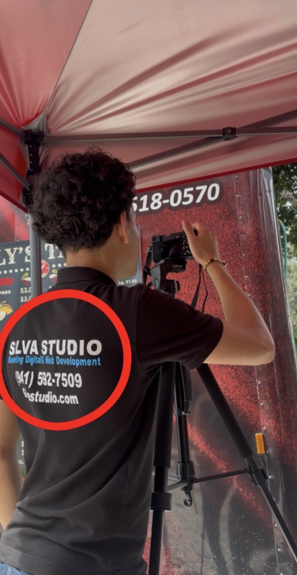 Equipo de Silva Studio grabando en el food truck de Willy's Tacos